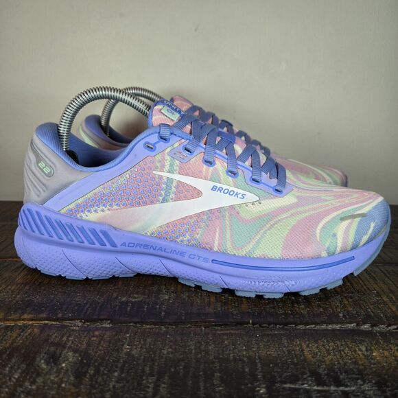 Brooks Shoes - Brooks Adrenaline GTS 22 Womens Size 9 B Running Shoes 1203531B498 Blue Empower
